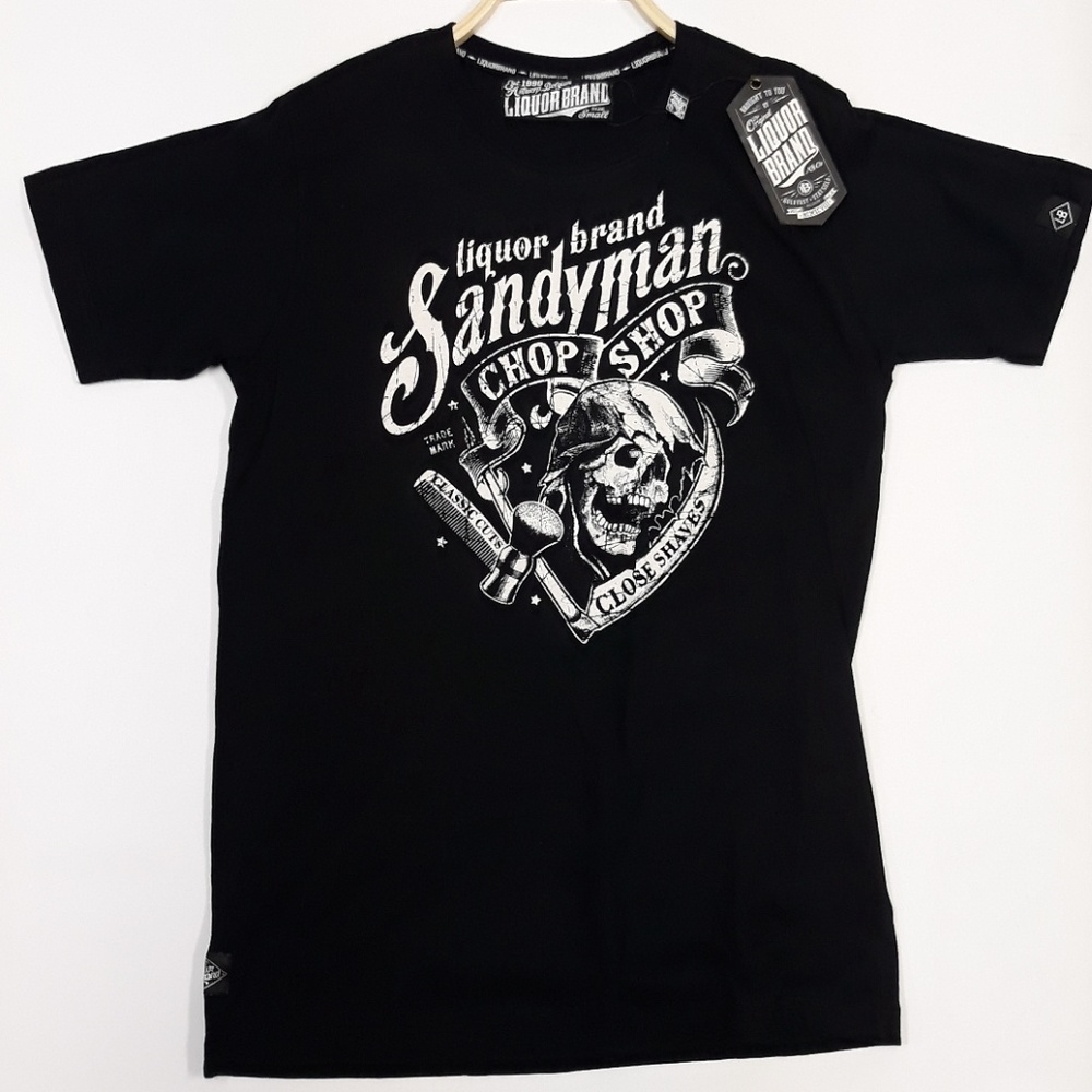 Liquor Brand Sandyman graphic tshirt